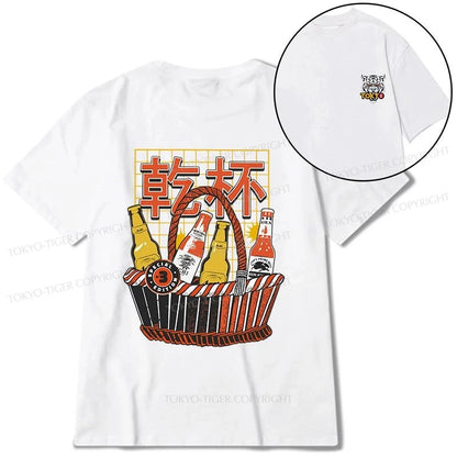 Tokyo-Tiger Have A Beer Together Front Back Classic T-Shirt