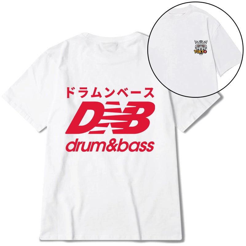 Tokyo-Tiger Drum And Bass Japan Front Back Classic T-Shirt