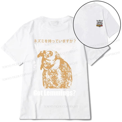 Tokyo-Tiger Do You Have Lemmings Japanese Front Back Classic T-Shirt