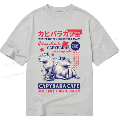 Tokyo-Tiger Tokyo Japan Capybara Cafe Classic T-Shirt