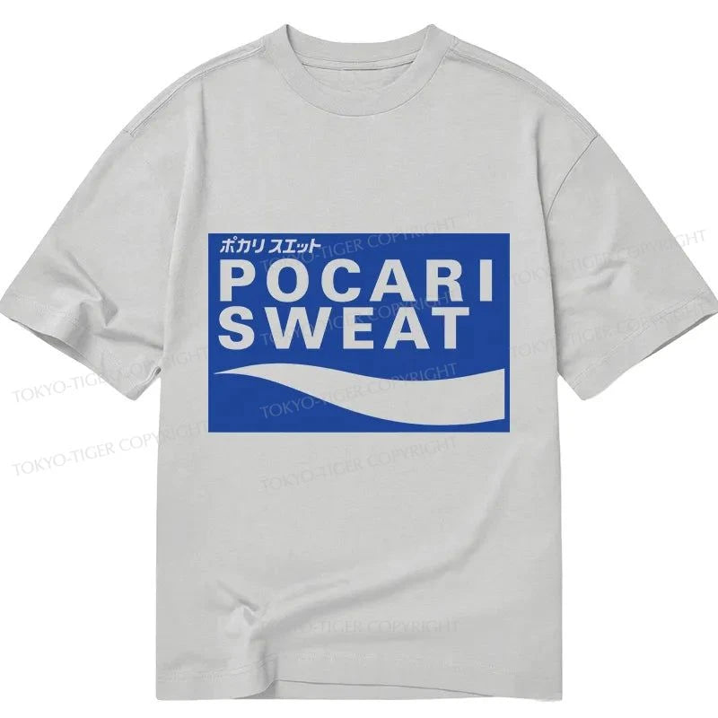 Tokyo-Tiger POCARI SWEAT Logo Classic T-Shirt