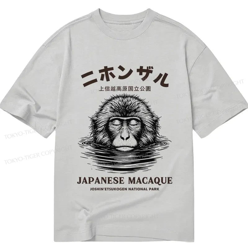 Tokyo-Tiger The Macaque Monkey In The Bath Japanese Classic T-Shirt