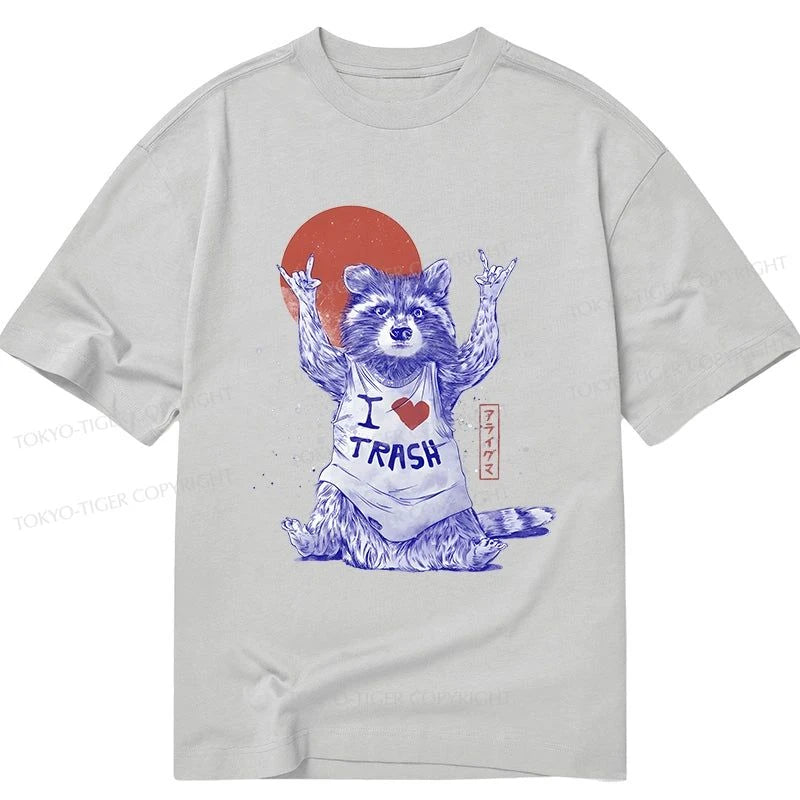 Tokyo-Tiger I love Trash Classic T-Shirt