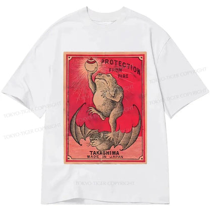 Tokyo-Tiger Japanese Matches Frog & Bat Classic T-Shirt