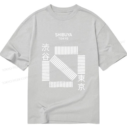 Tokyo-Tiger Japanese Shibuya Crossing Classic T-Shirt