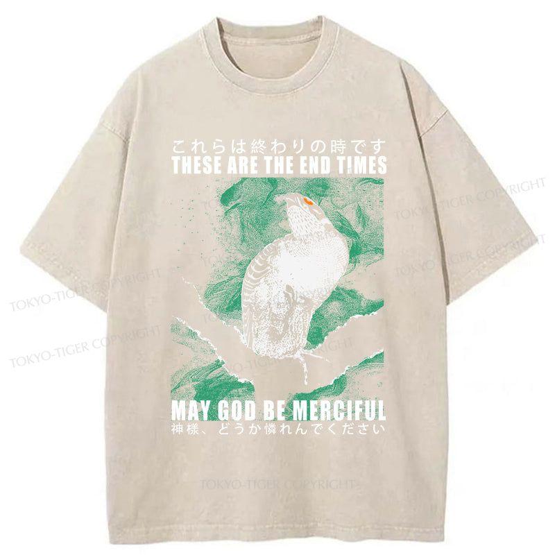 Tokyo-Tiger These Are The End Bird Washed T-Shirt