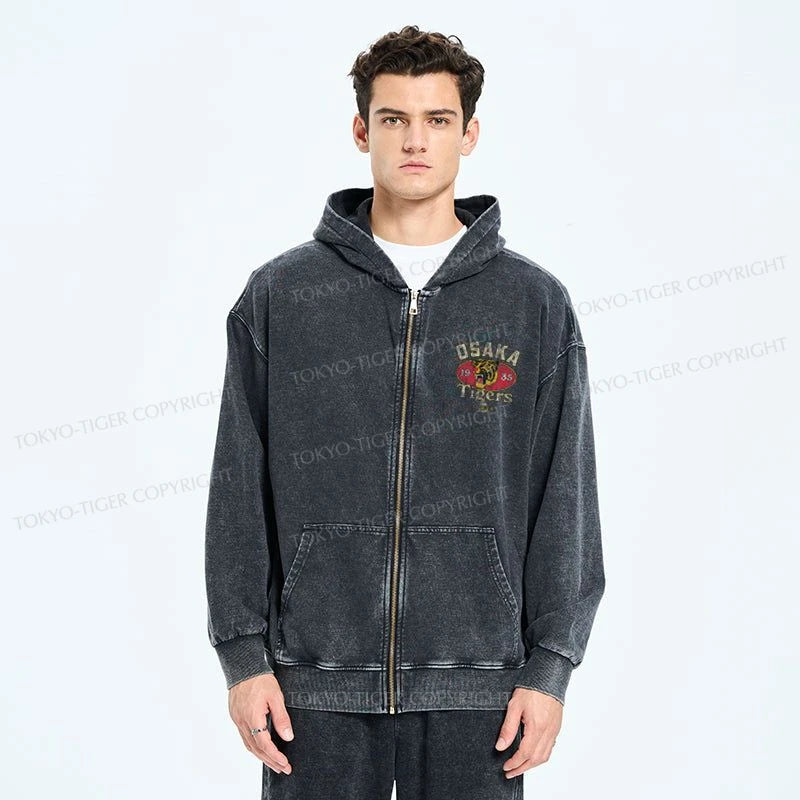 Tokyo-Tiger Osaka Tigers 1935 Washed Zip Hoodie