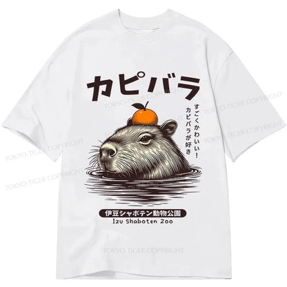 Tokyo-Tiger Capybara Hot Spring Classic T-Shirt