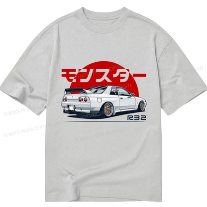 Tokyo-Tiger Monster. Skyline R32 GTR Classic T-Shirt