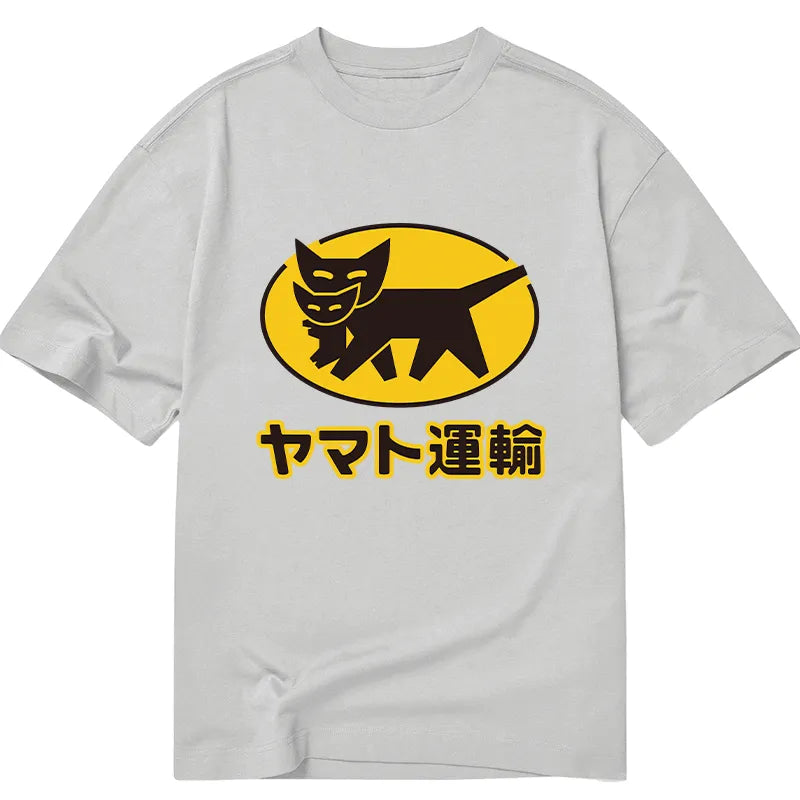 Tokyo-Tiger Black Cat Transport Pattern Japan Classic T-Shirt