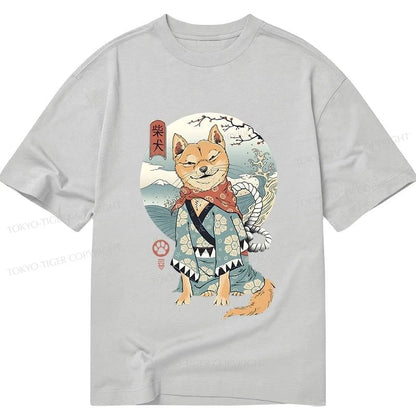 Tokyo-Tiger Samurai Shiba Dog Japanese Classic T-Shirt