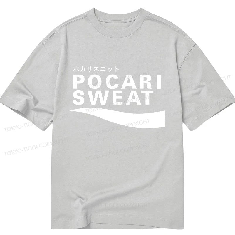 Tokyo-Tiger Japanese Pocari Sweat Logo Classic T-Shirt