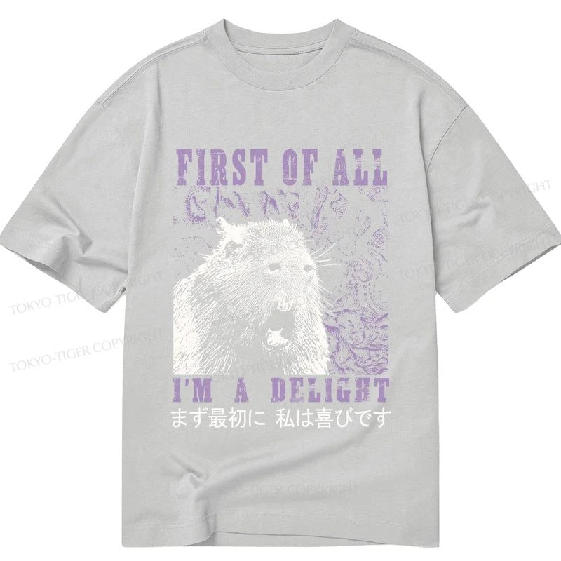 Tokyo-Tiger First Of All I'm A Delight Classic T-Shirt