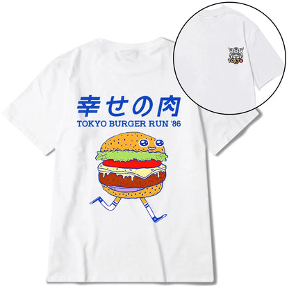 Tokyo-Tiger Tokyo Burger Run Japanese Front Back Classic T-Shirt