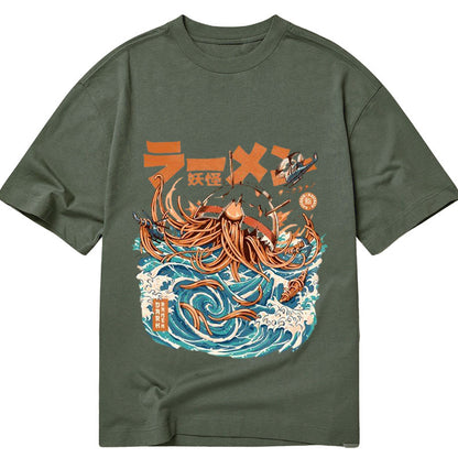 Tokyo-Tiger The Great Ramen Yokai off Kanagawa Classic T-Shirt
