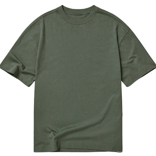 Tokyo-Tiger Unisex Basic Army Green Classic T-Shirt