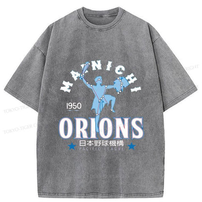 Tokyo-Tiger Baseball Mainichi Orions Washed T-Shirt