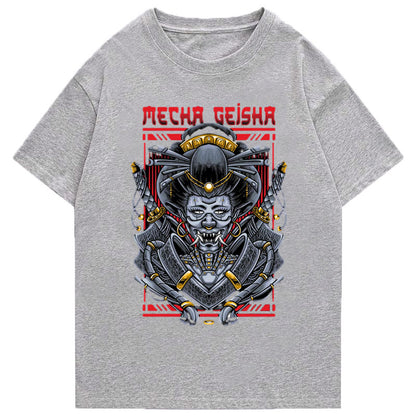 Tokyo-Tiger Mecha Geisha Oni Mask Classic T-Shirt