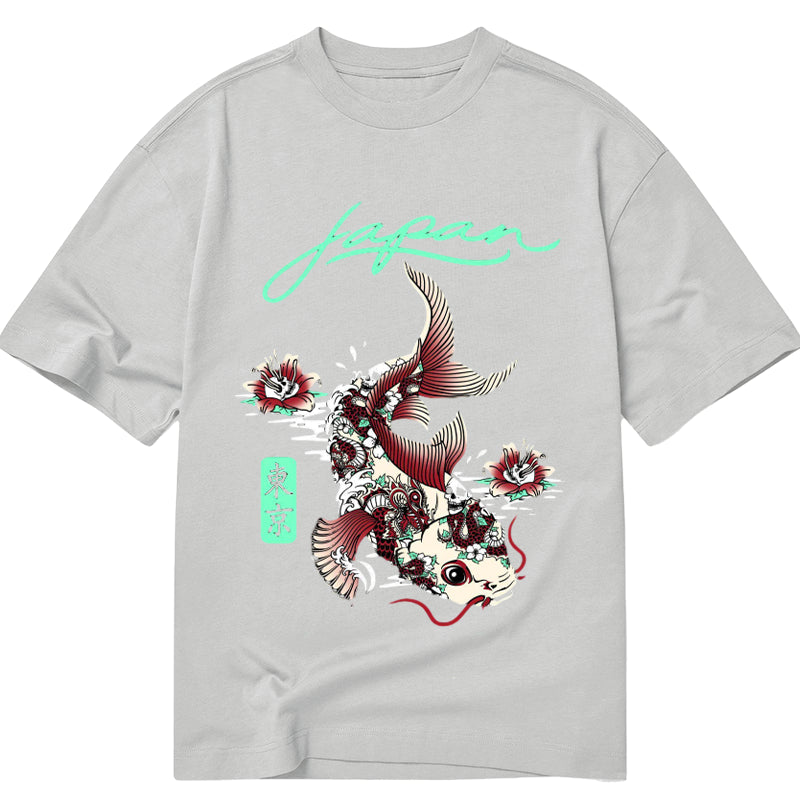 Tokyo-Tiger Japan Koi Skull Classic T-Shirt