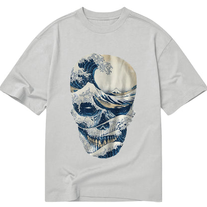 Tokyo-Tiger The Great Wave Off Skull Classic T-Shirt