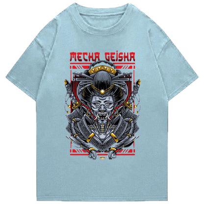 Tokyo-Tiger Mecha Geisha Oni Mask Classic T-Shirt
