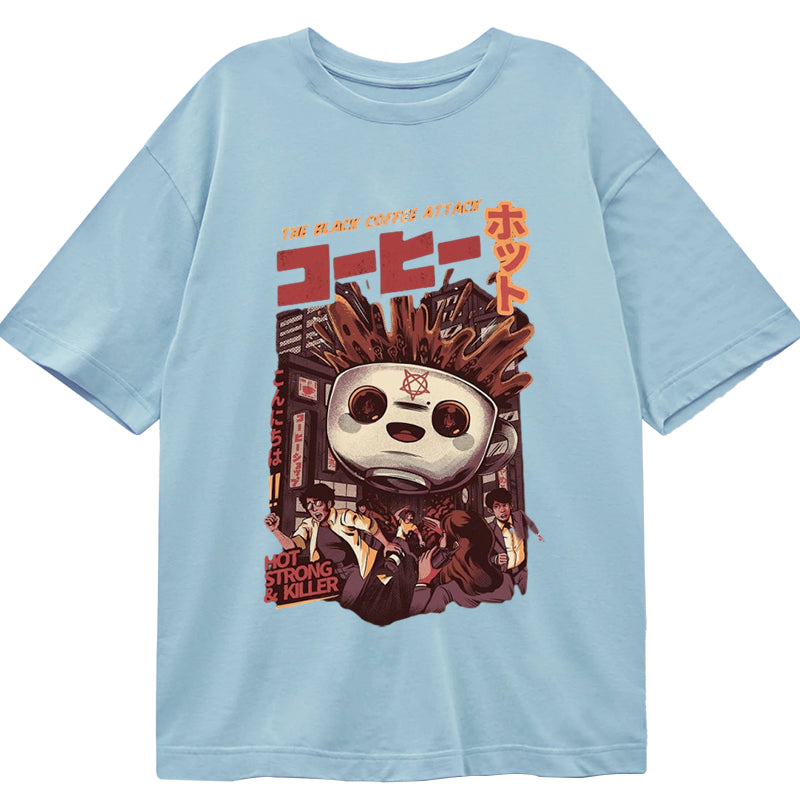 Tokyo-Tiger Black Coffee Kaiju Attack Classic T-Shirt