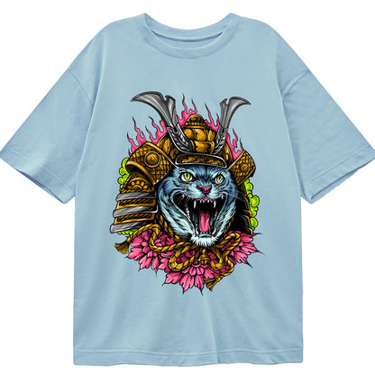 Tokyo-Tiger Japanese Samurai Itazura Neko Classic T-Shirt