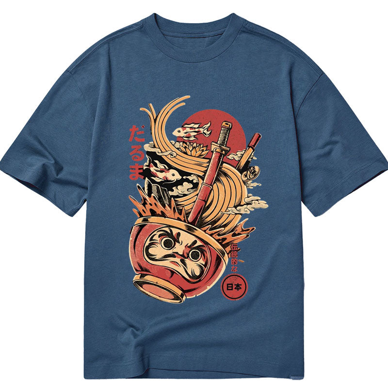 Tokyo-Tiger Daruma Ramen Japanese Art Classic T-Shirt