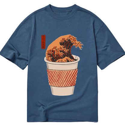 Tokyo-Tiger The Great Wave Coffee Classic T-Shirt