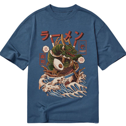 Tokyo-Tiger Sushi Dragon Ramen Bowl Classic T-Shirt
