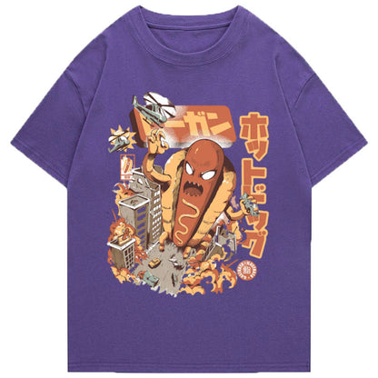 Tokyo-Tiger Great Hot Dog Kaiju Japanese Classic T-Shirt