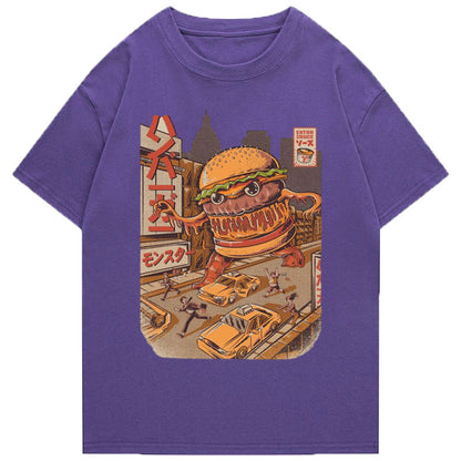 Tokyo-Tiger The Great Burger Kaiju Japanese Classic T-Shirt