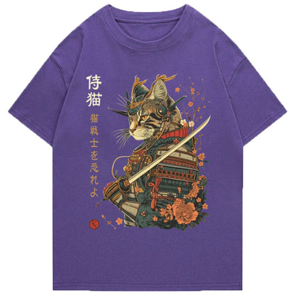 Tokyo-Tiger Samurai Cat Japanese Art Classic T-Shirt