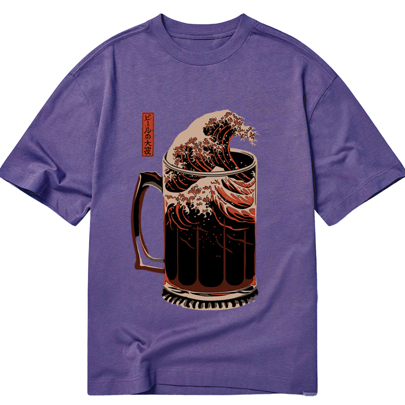 Tokyo-Tiger The Great Wave Of Beer Japanese Classic T-Shirt
