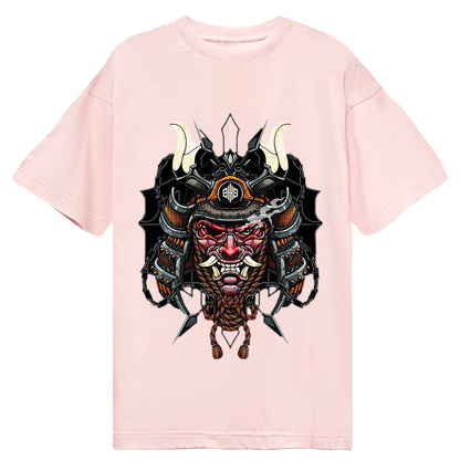 Tokyo-Tiger Japanese Samurai Oni Mask Classic T-Shirt