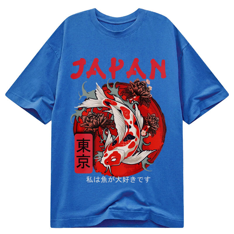 Tokyo-Tiger Koi Japanese Nishikigoi Classic T-Shirt