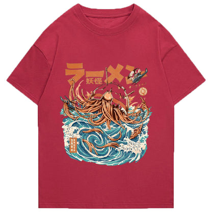 Tokyo-Tiger The Great Ramen Kaiju off Kanagawa Classic T-Shirt