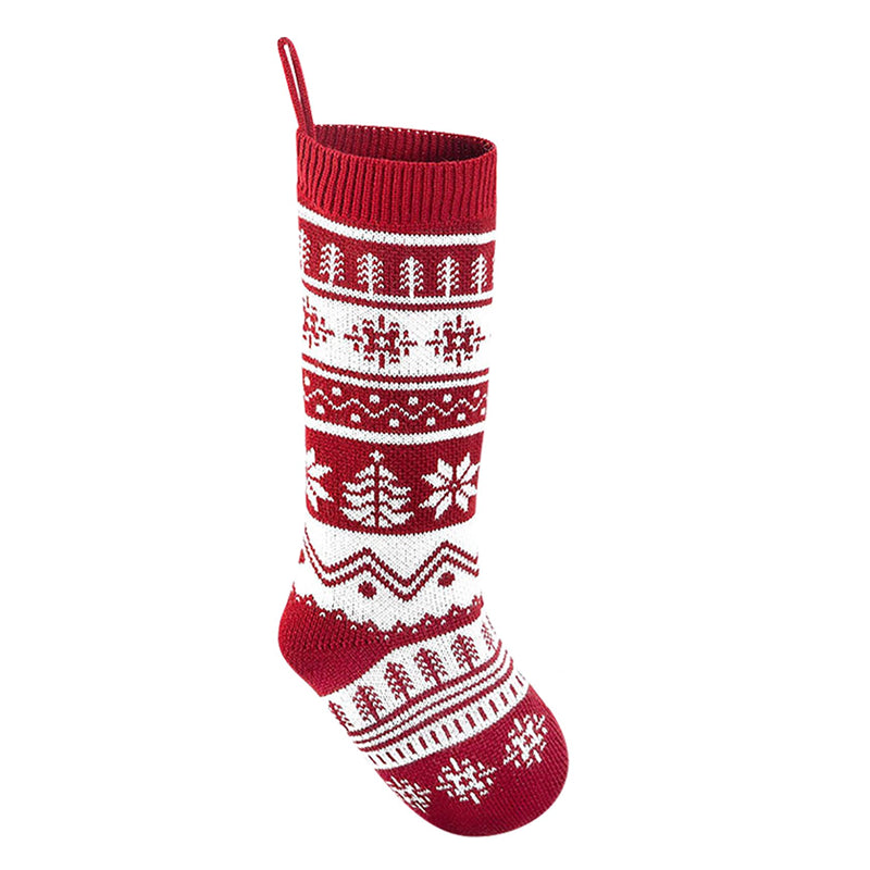 Tokyo-Tiger Long Christmas Tree Red Christmas Stocking