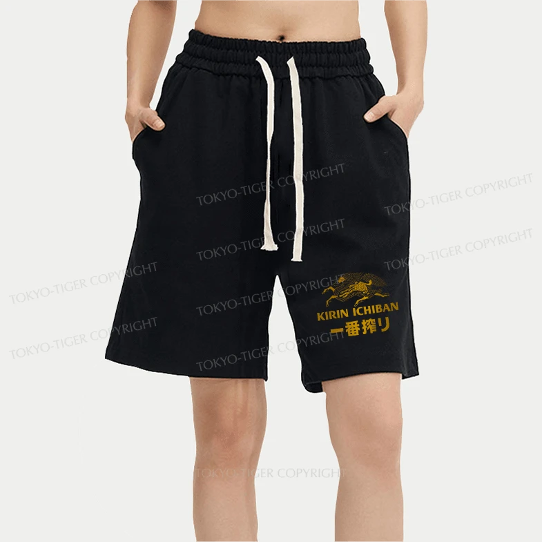 Tokyo-Tiger Japanese Beer Art Print Shorts