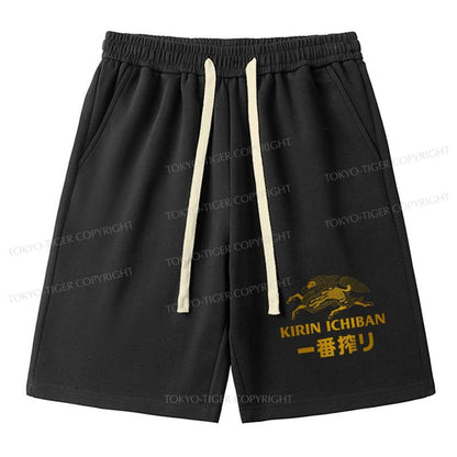 Tokyo-Tiger Japanese Beer Art Print Shorts