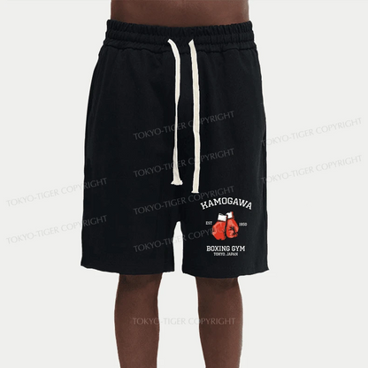 Tokyo-Tiger Retro Boxing Gloves Manga Anime Unisex Shorts