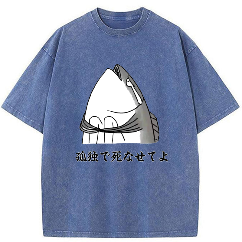 Tokyo-Tiger Let Me Die Alone Washed T-Shirt
