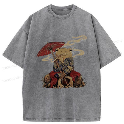 Tokyo-Tiger Japanese Frog Chill Washed T-Shirt