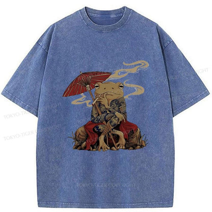 Tokyo-Tiger Japanese Frog Chill Washed T-Shirt