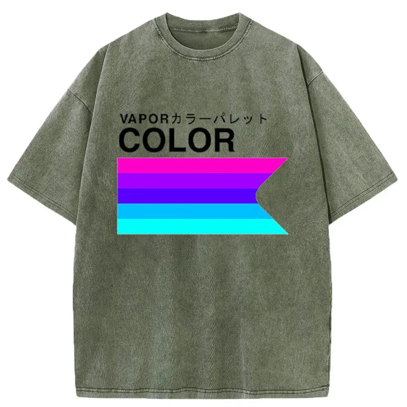 Tokyo-Tiger Vapor Color Washed T-Shirt