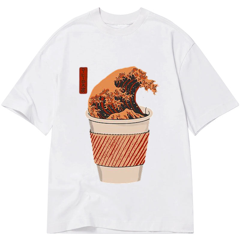 Tokyo-Tiger The Great Wave Coffee Classic T-Shirt