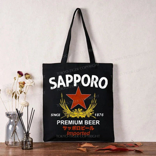 Tokyo-Tiger Sapporo Beer Essential Tote Bag