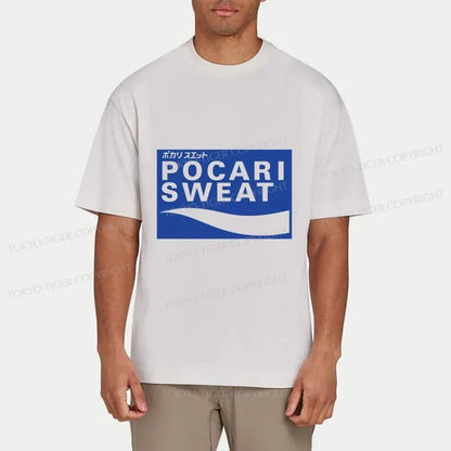 Tokyo-Tiger POCARI SWEAT Logo Classic T-Shirt