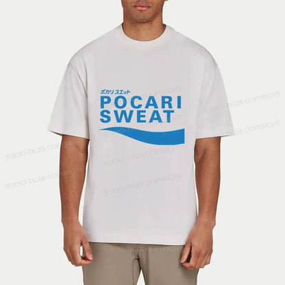 Tokyo-Tiger POCARI SWEAT Blue Classic T-Shirt