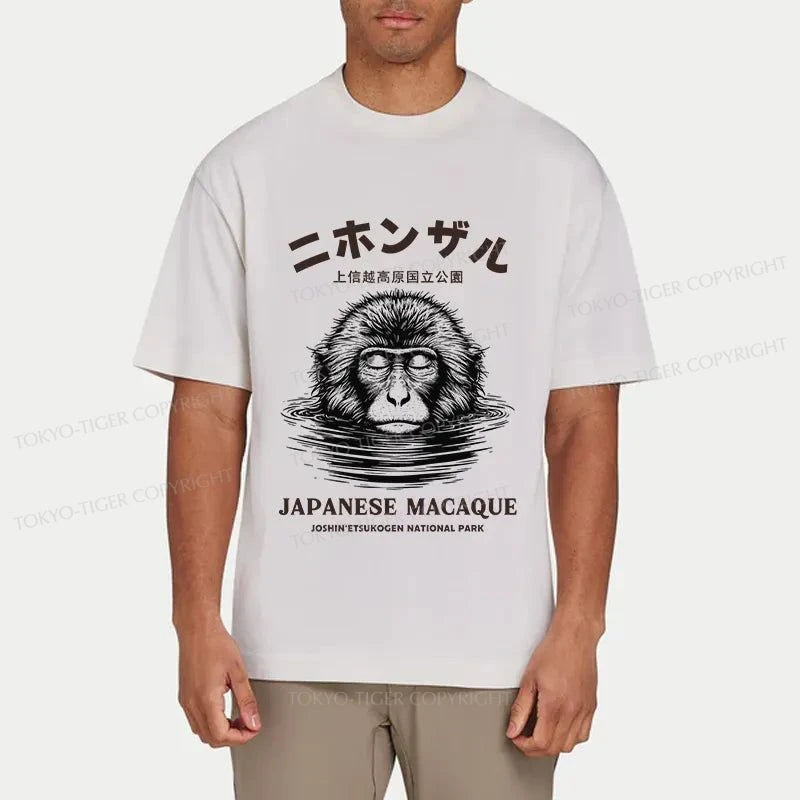 Tokyo-Tiger The Macaque Monkey In The Bath Japanese Classic T-Shirt